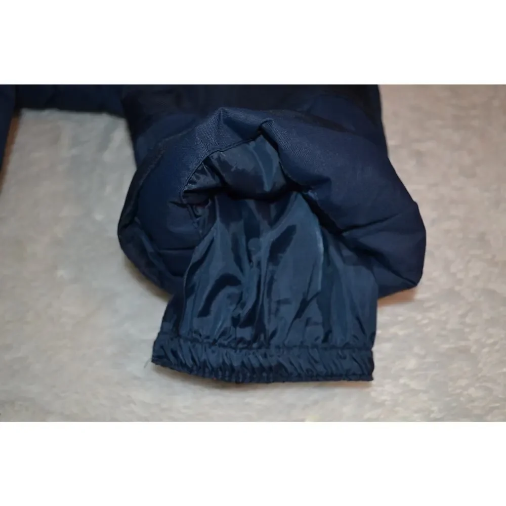 STOIC Kids Full Zip Ski Snowboard Bib Snow Pants Size 6 Navy Blue